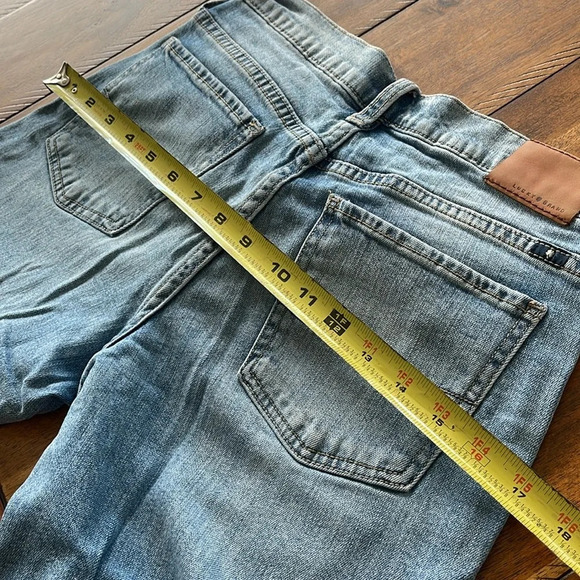 Lucky  Jeans blue denim sweet crop size 4/27 cropped - Picture 16 of 16